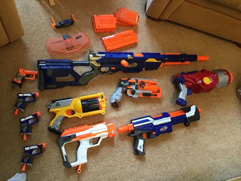 Large Nerf Blaster Bundle with Rival Guns and Ammo