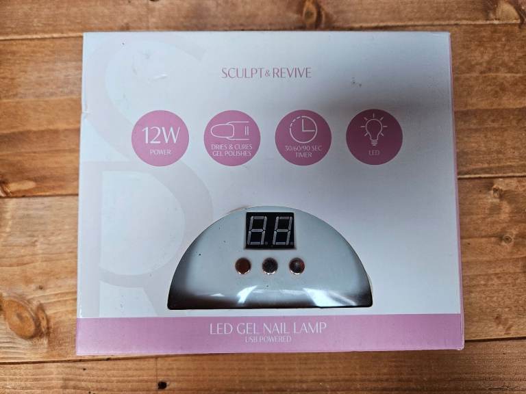 LED lamp for gel polish Sculpt & Revive, 12W
