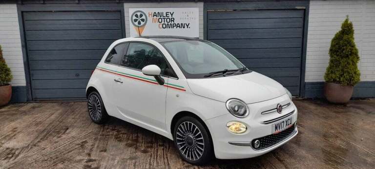 2017 Fiat 500 1.2 Lounge 3dr HATCHBACK PETROL Manual