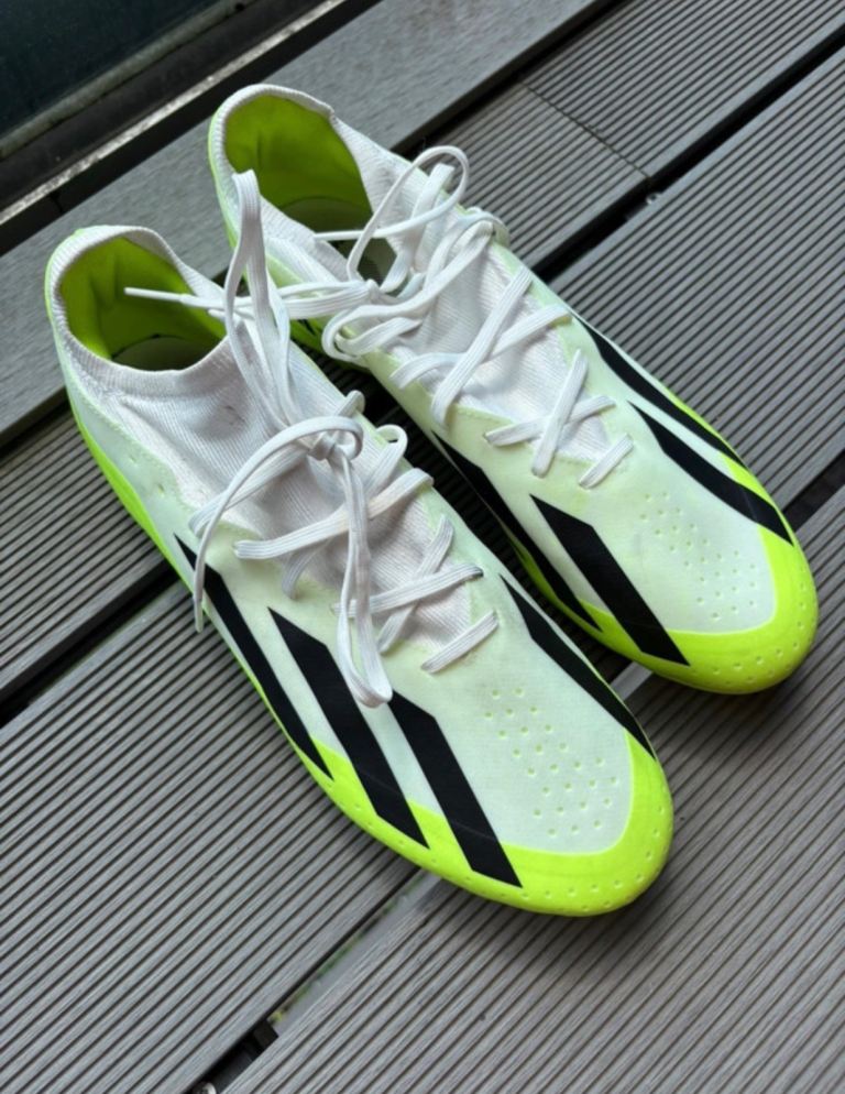Adidas Crazyfast Football Boots – Yellow and Black, Good Condition