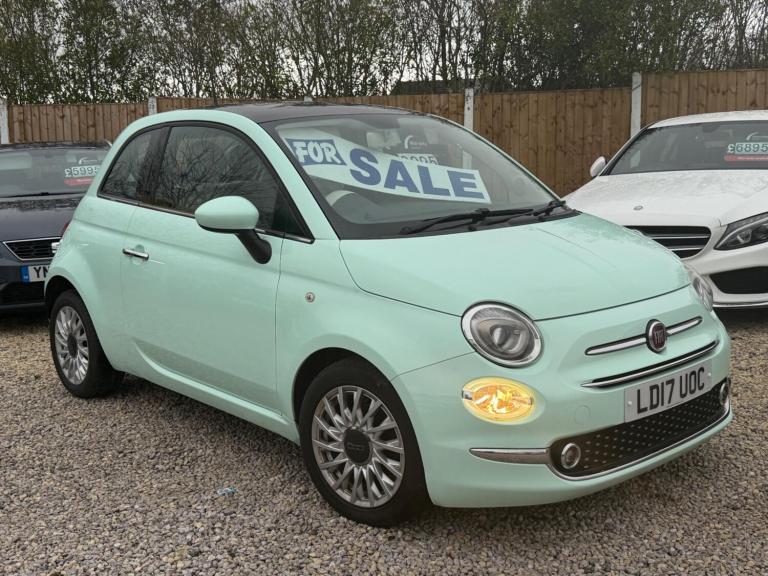2017 Fiat 500 1.2 Lounge Euro 6 (s/s) 3dr HATCHBACK Petrol Manual