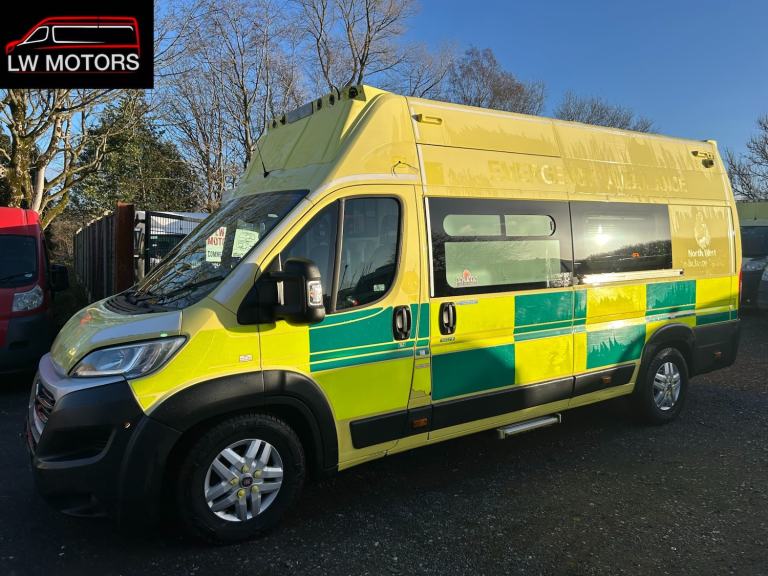 FIAT DUCATO 2.3 MULTIJET EXLWB EXHIGH ROOF AMBULANCE 2018 18 REG