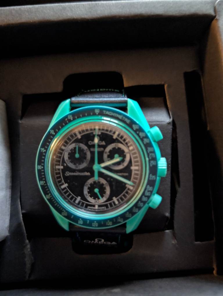 Omega Speedmaster MoonSwatch Mission to Neptune – As New