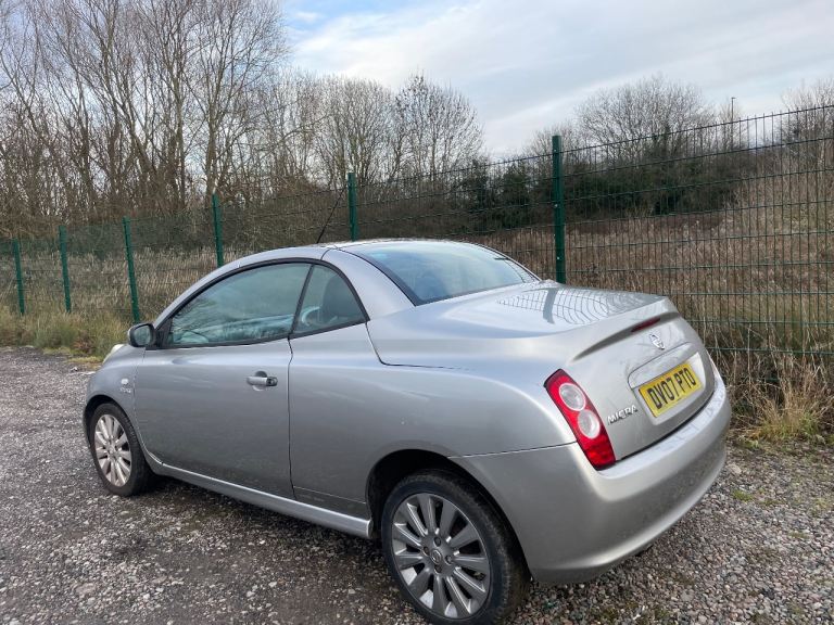 NISSAN MICRA C+C 1.6 SPORT 07 REG GENUINE 68600 MOT APRIL 4TH ROOF FAULT RUNS & DRIVES LOW INSURANCE