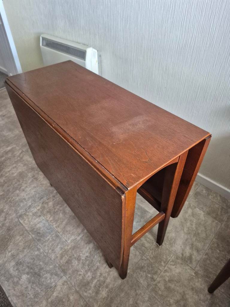 Wooden gate leg dining table