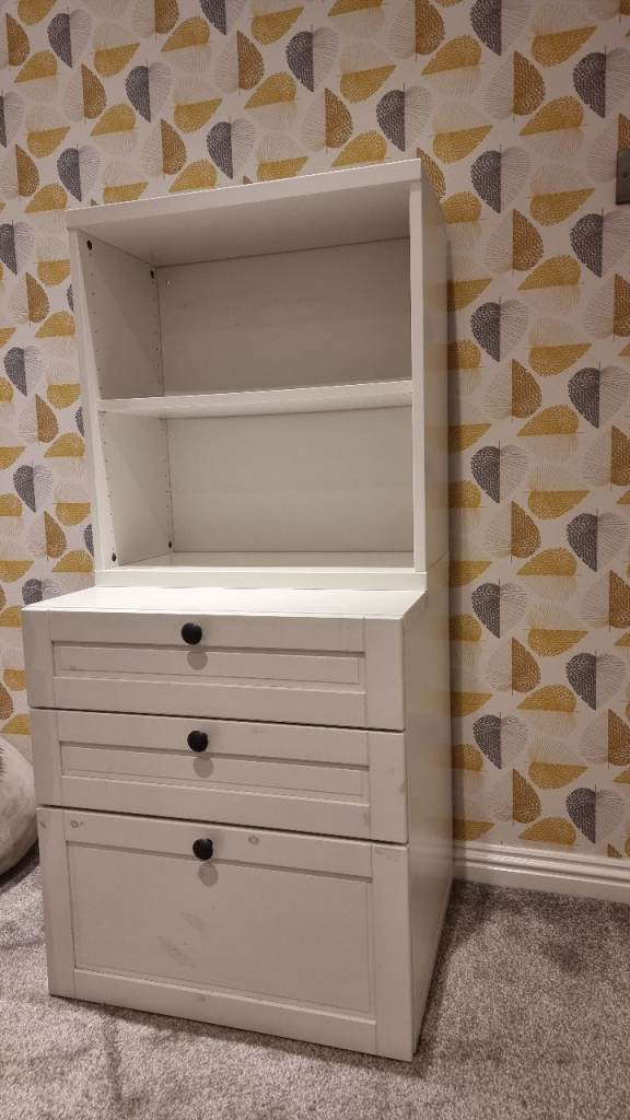 Ikea Chest of drawers with shelf unit.