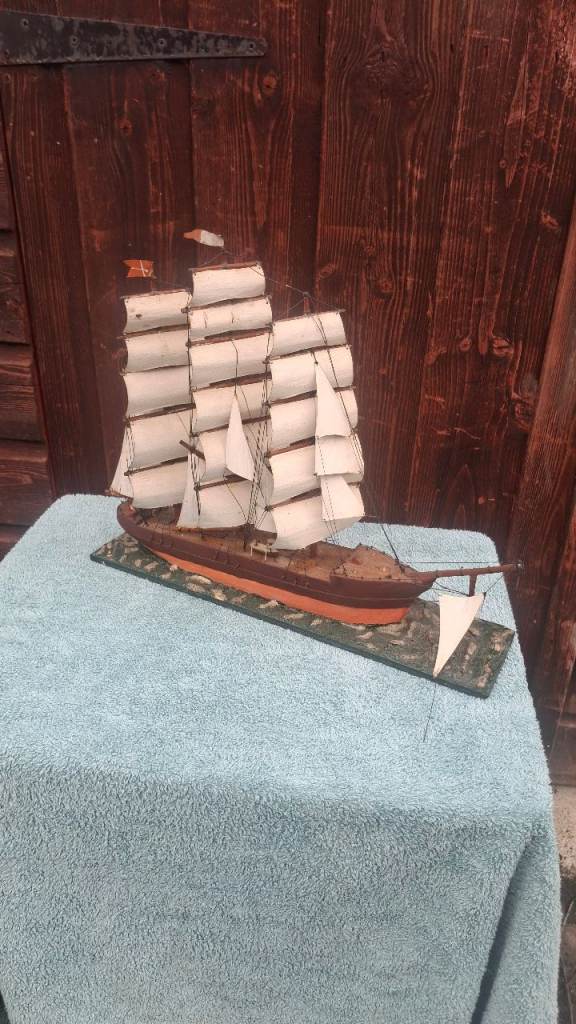 Vintage/Antique Handmade Sailing Ship Model