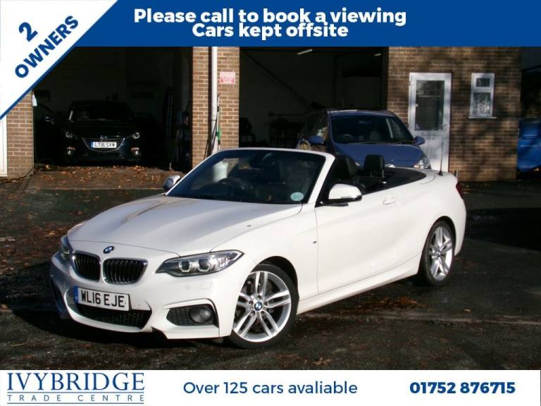 2016 16 BMW 2 SERIES 2.0 218D M SPORT CONVERTIBLE 2DR DIESEL MANUAL EURO 6 (S/S)