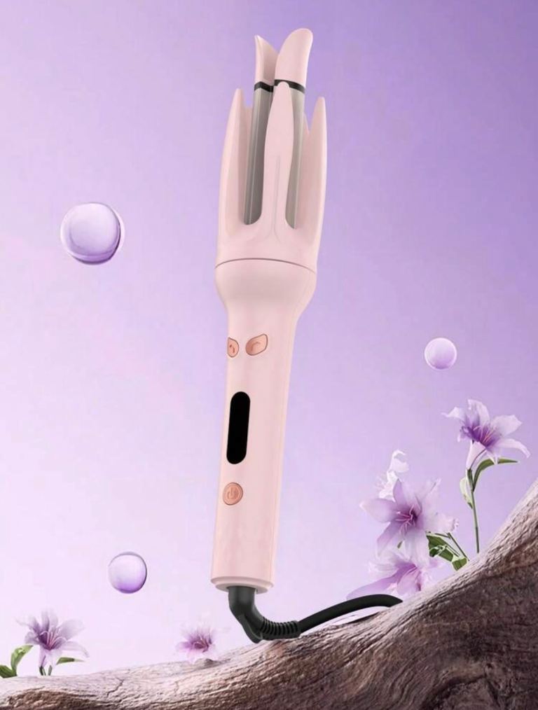 New Automatic Hair Curler – Pink, Unused