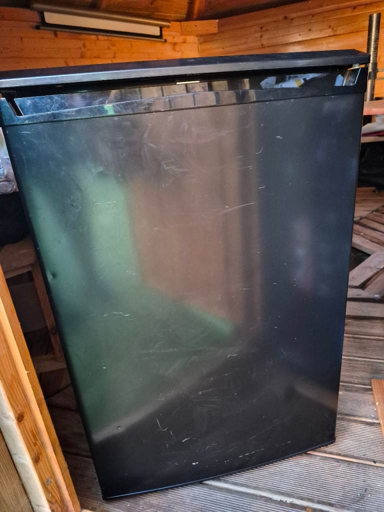 Black under counter freezer 