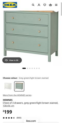 lace halter maxi dress Large IKEA Hemnes Chest of Drawers – The Home Remedy Stroud main image 1
