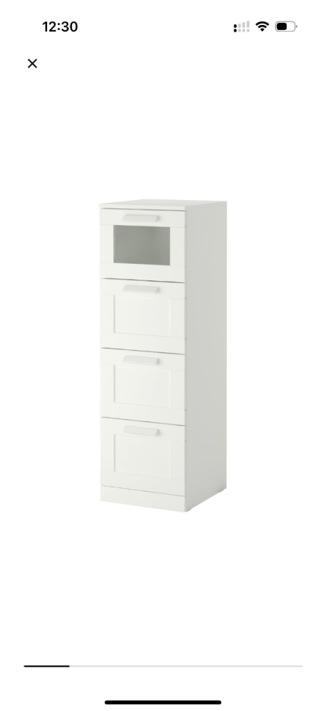 image for IKEA Brimnes chest of 4 drawers 