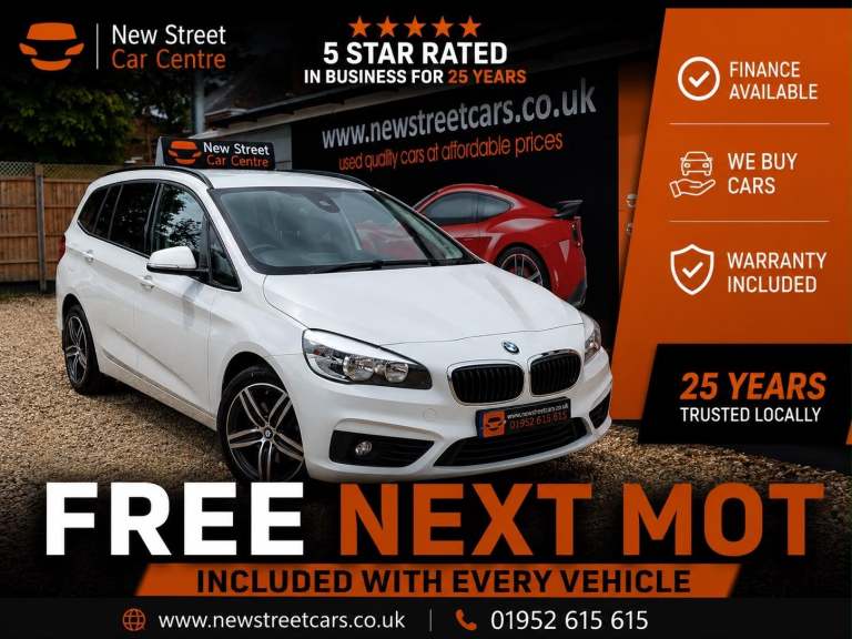 2018 BMW 2 Series Gran Tourer 1.5 218i Sport DCT Euro 6 (s/s) 5dr ESTATE Petrol Automatic