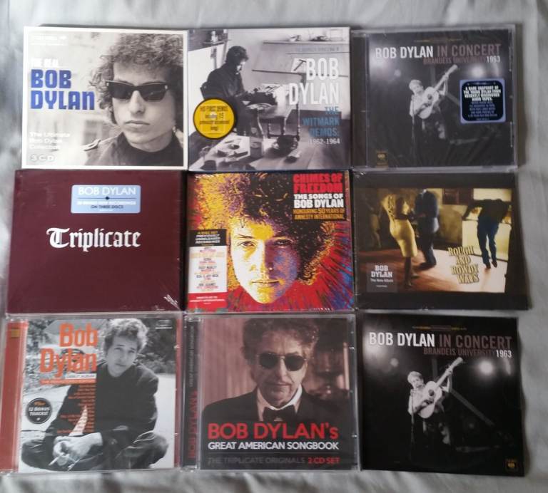 Bob Dylan Collection / job lot of rock cd's. new/ new sealed.