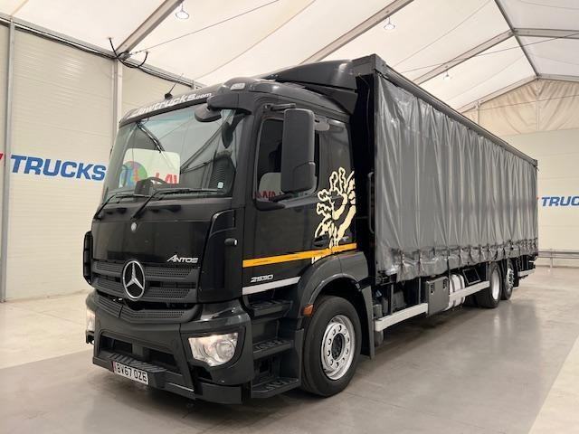 Mercedes Antos 2530 6x2 Rear Steer Curtainsider