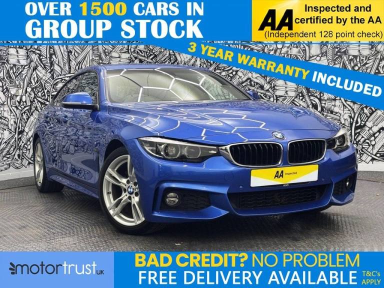 2019 BMW 4 Series Gran Coupe 2.0 420i GPF M Sport Hatchback 5dr Petrol Auto Euro 6 (s/s) (184 ps)...