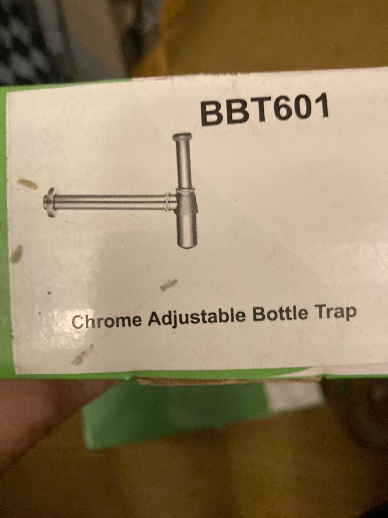 Victorian Plumbing Chrome Adjustable Bottle Trap BBT601