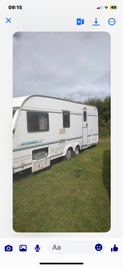 caravan big bery nice good condition 