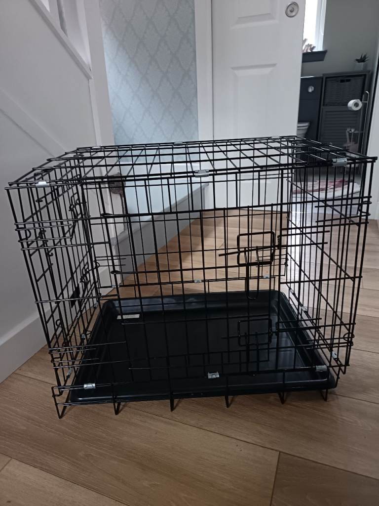 Dog crate and bed
