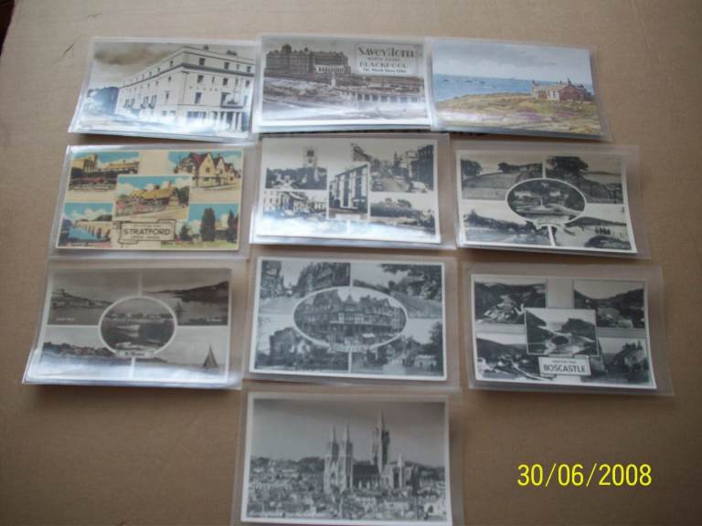 Postcards Vintage Bundle of Postcards, VGC 