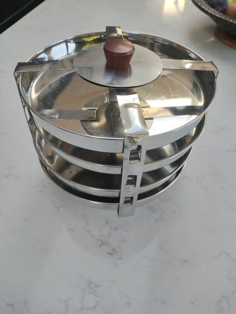 Stainless Steel 4 Tray Dholka Khaman Dhokla or Khatta Dhokla Maker 