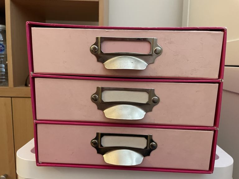 Cardboard Drawers 3 Tiers 32x24x20cm