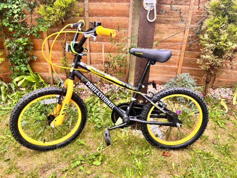 Kids bike Professional Phantom 18 BLK/GO Bicycle 