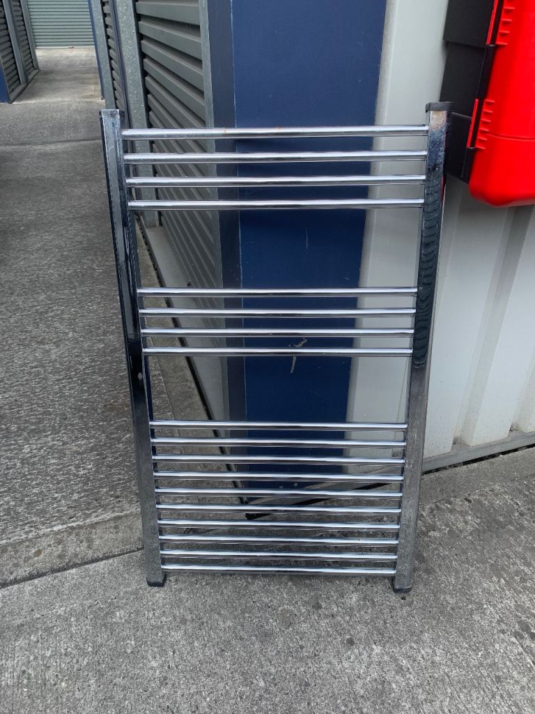 Chrome towel radiator 
