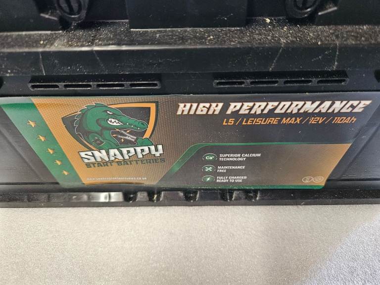 Snappy 110ah batteries X2
