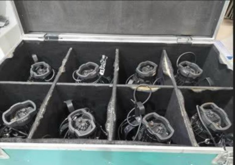 Professional Stage Lights in Flight Case - Good Condition