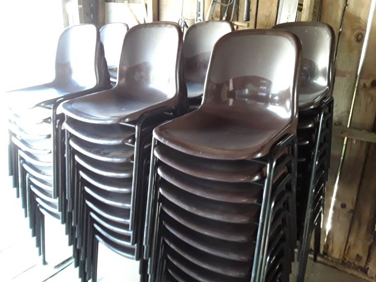 76 brown adult stacking chairs waterproof 