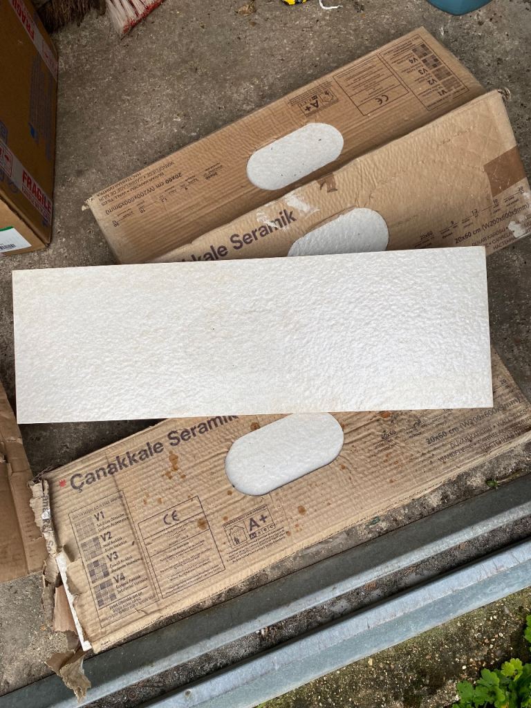 Wall tiles for bathroom/cloakroom