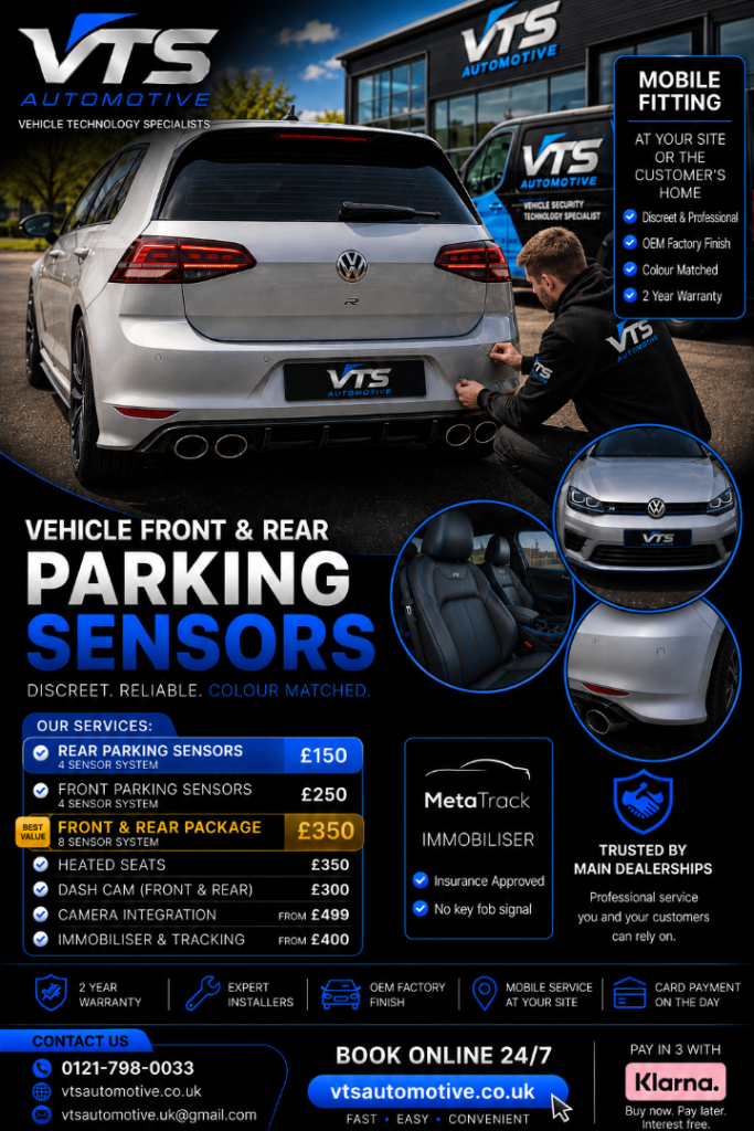 Mobile Parking Sensor Fitting - From £150 - We Come To You