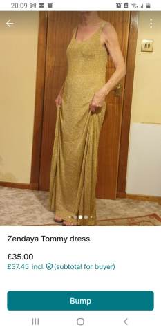 tommy x zendaya gold dress Hilfiger Maxi – Good Condition, £35.00 for Sale AddTopSexy