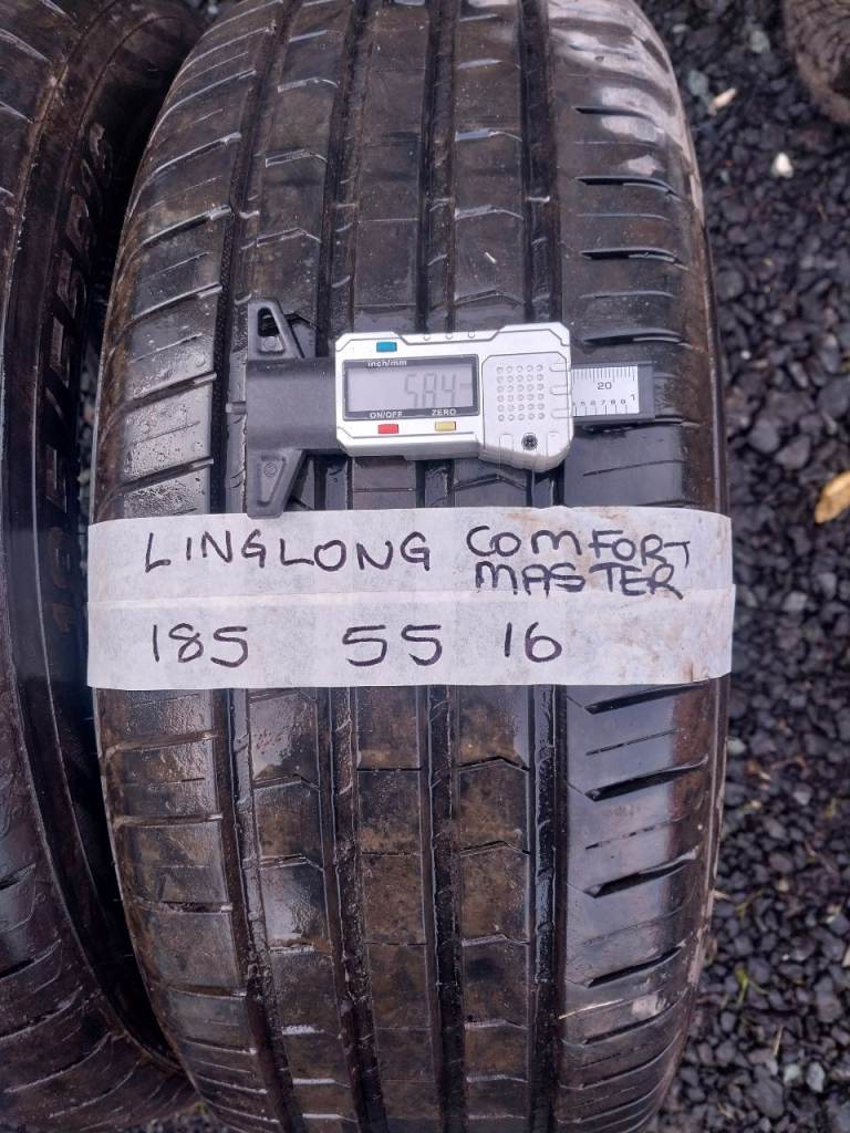 Part worn tyres Linglong Comfort Master 185 55 16 - set of 2