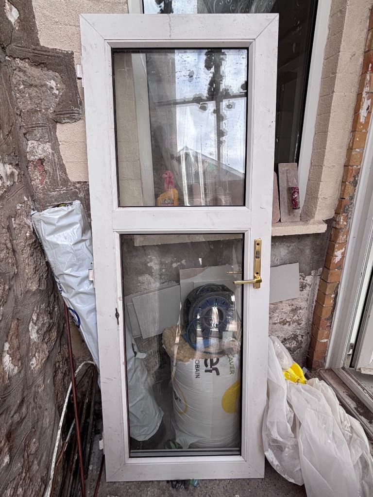 Upvc external door