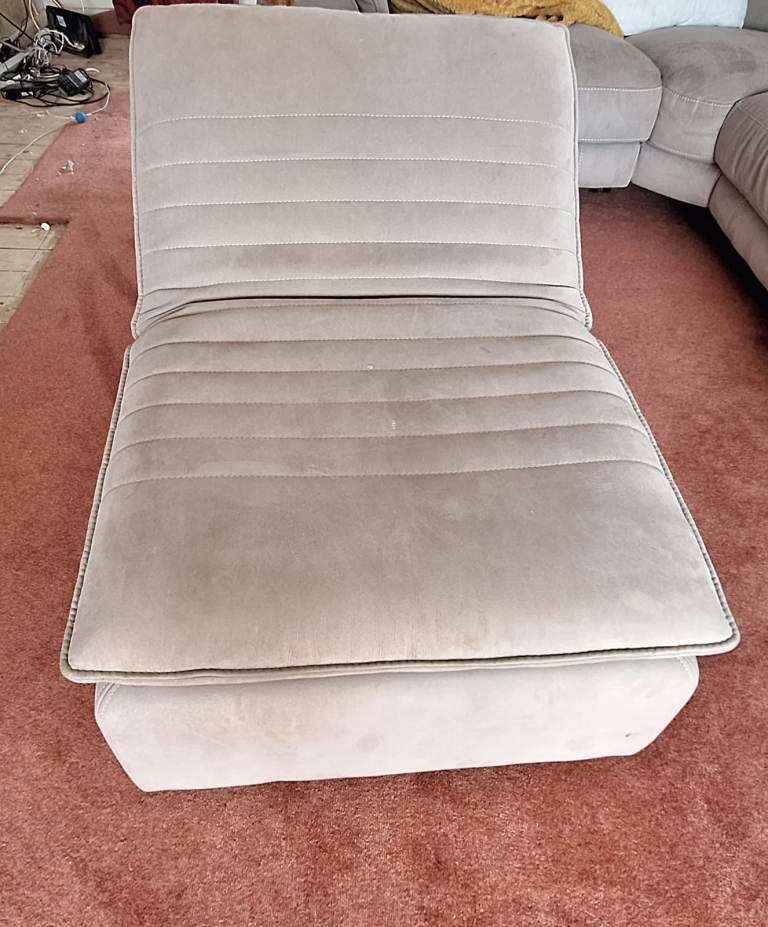 Illness 3 seat corner 2 power recliner and USB charger. sofa in fabric grey from Sofology