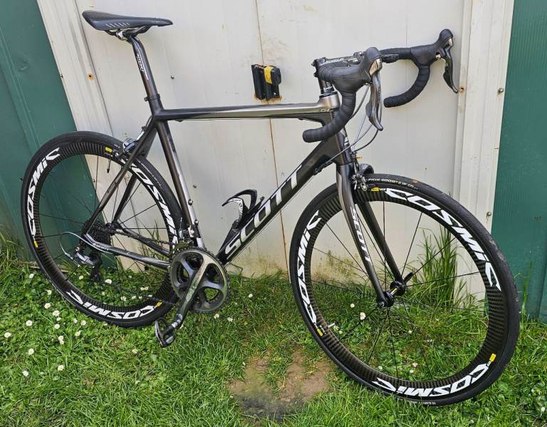 Scott CR1 SL full carbon cycle, Cosmic wheels, £8,000 new