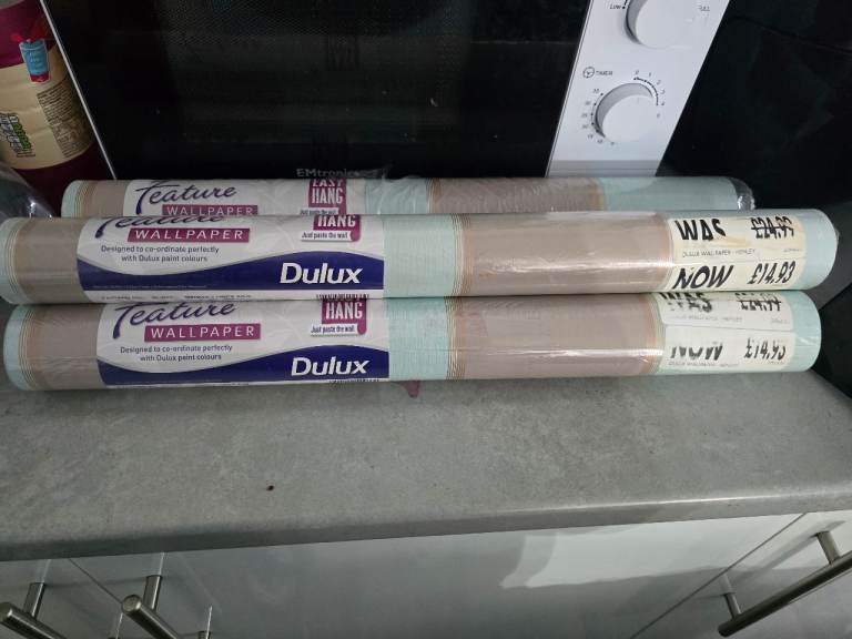 Dulux Feature Wallpaper Rolls – New, Unopened