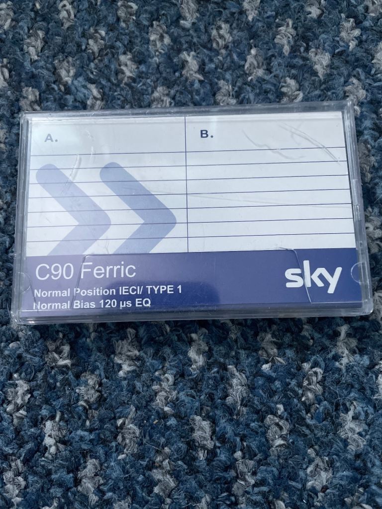 C90 ferric 90 min blank cassette tape 
