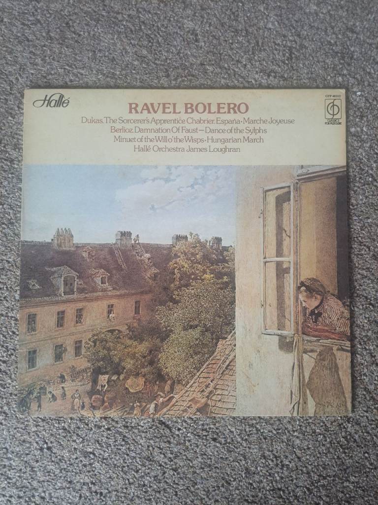 Ravel Bolero 12" Vinyl Album - Hallé Orchestra