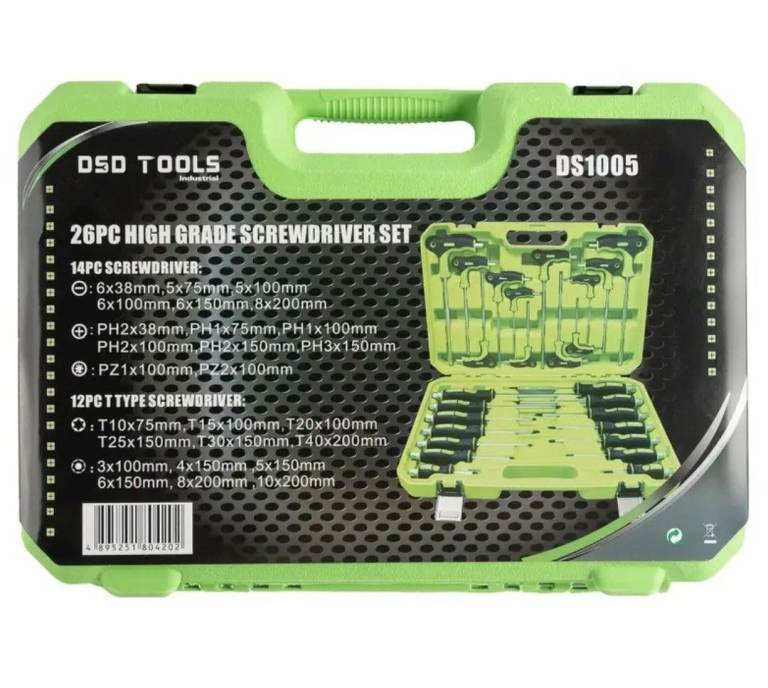 26 PIECE HIGH GRADE SRCEWDRIVER SET   BRAND NEW