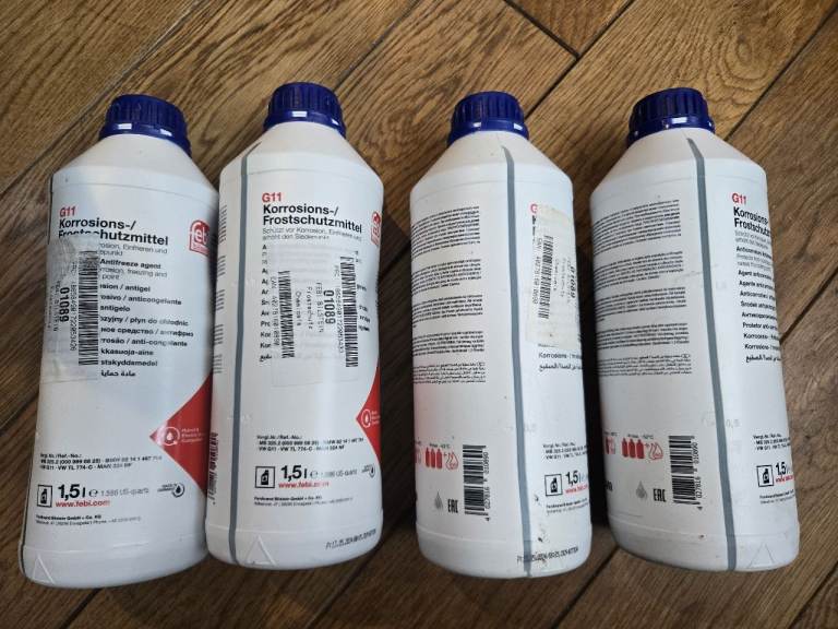 Febi Bilstein G11 Antifreeze Concentrate 1.5L × 4 — SEALED — Made in Germany