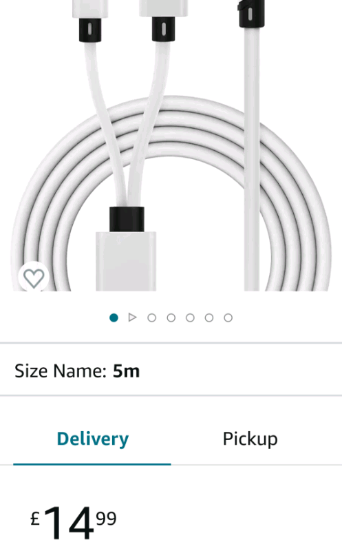 image for Compatible with Oculus Quest 2 Link Cable, 2-in-1 Powered Link Cable