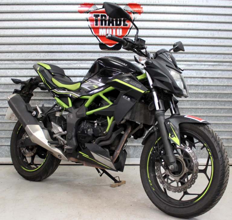 2021 21 KAWASAKI BR Z 125 LMFAN Z125 ABS NAKED GREEN NINJA TRADE SALE 8K NEW MOT