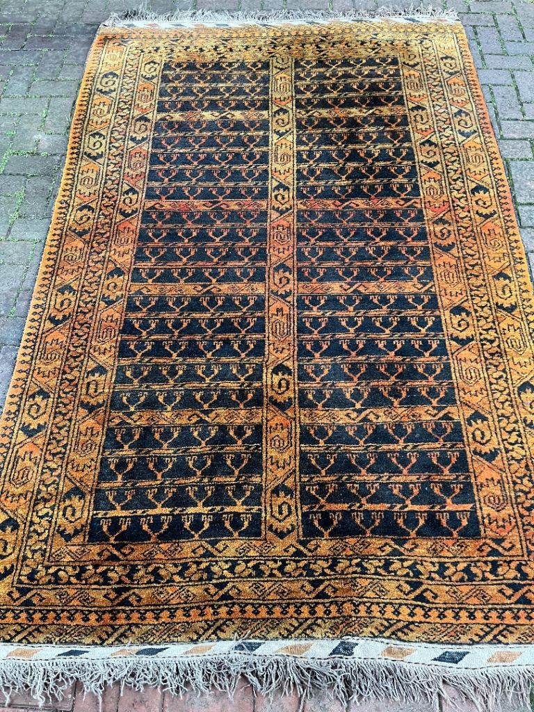 Large Aghan Turkmen carpet 