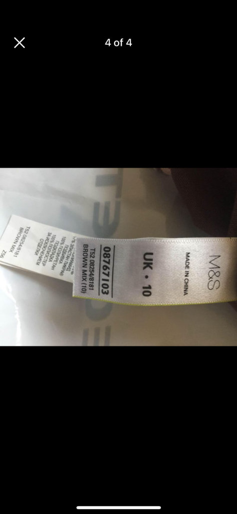 (284) M&S swimsuit, size 10