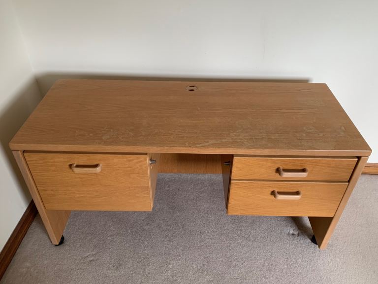Solid Oak Desk 