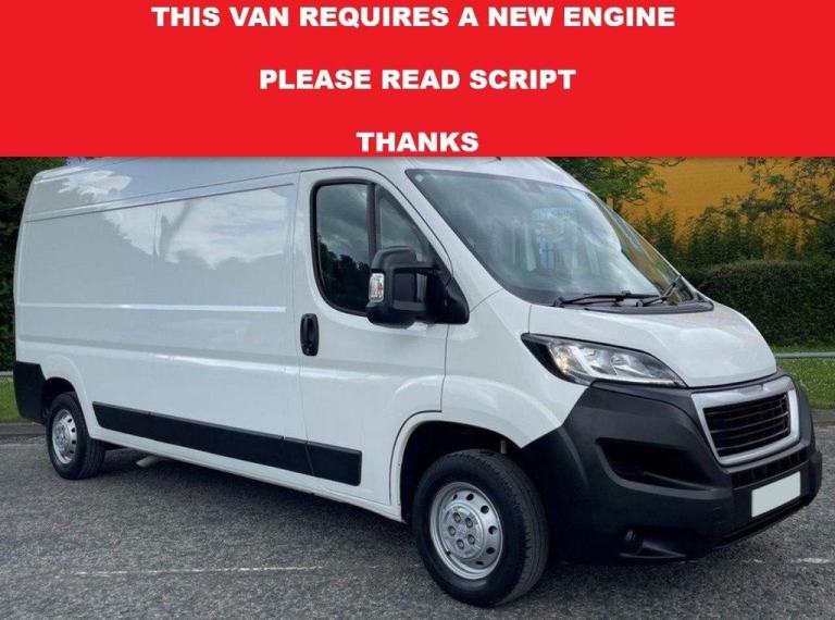 2019 Peugeot Boxer *NON RUNNER REQUIRES ENGINE ...... 2.2 BlueHDi 335 Profession