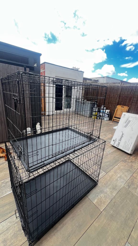 Medium size dog cage